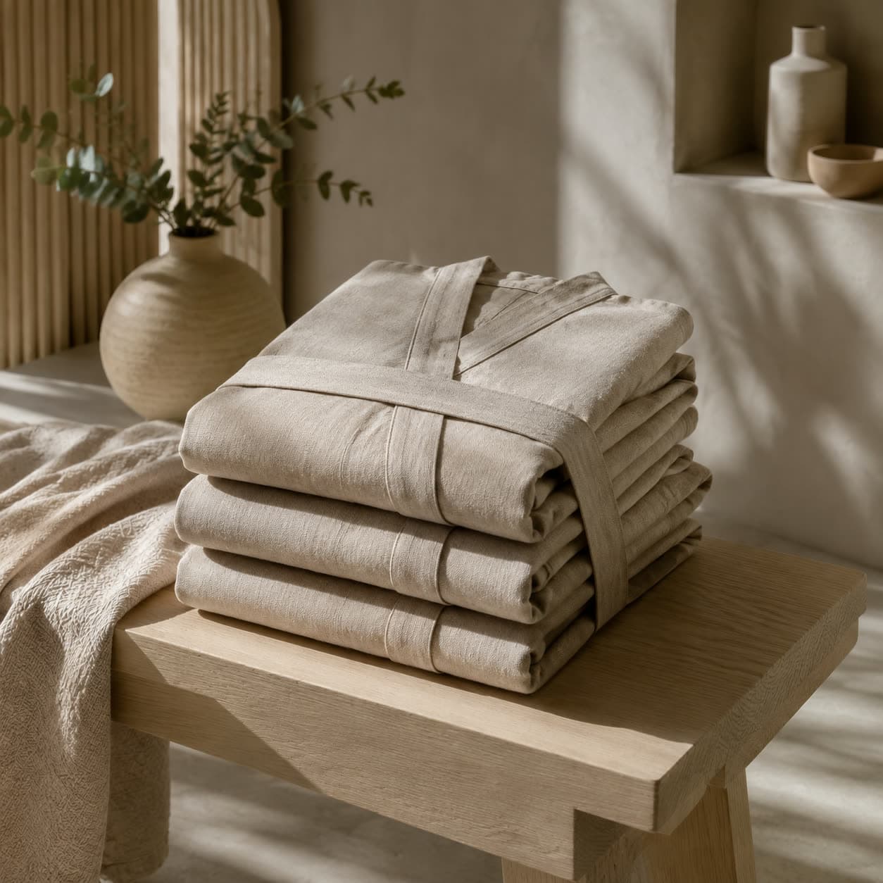 Fresh linen on every chair